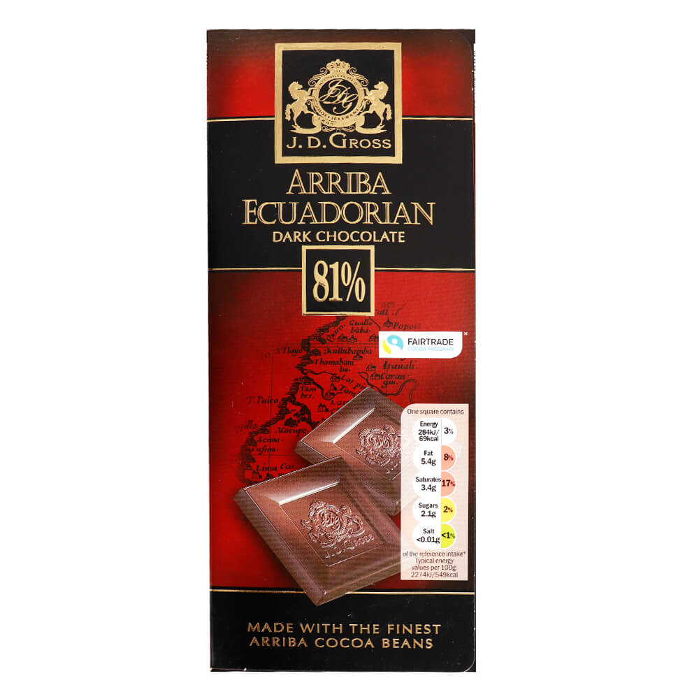 J.D Gross Arriba Ecuadorian Dark Chocolate MySoftlogic.lk