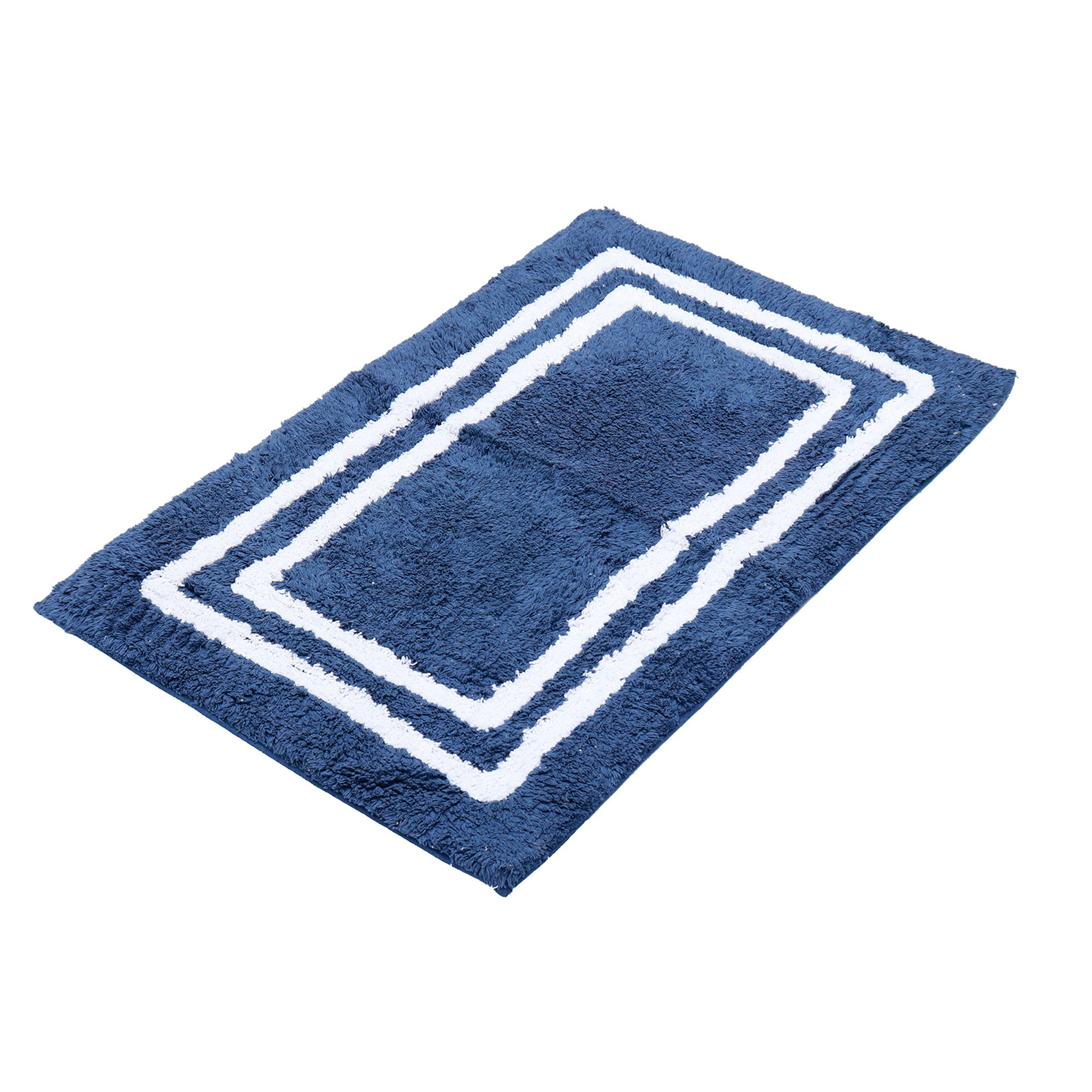 Navy Colour 50X80cm Plain Bath Mat MySoftlogic.lk