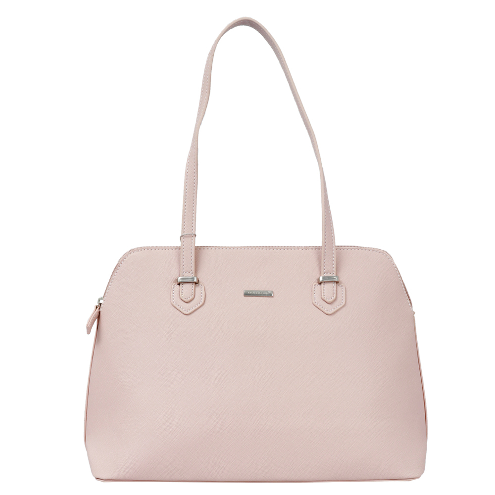 light pink tote purse